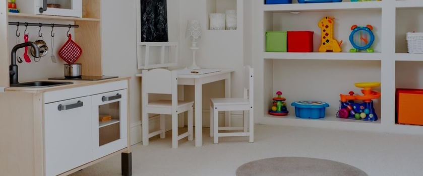 safe and fun playroom for kid